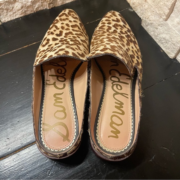 Sam Edelman Leopard Print Mules - Picture 4 of 10